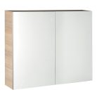 VG880 AQUALINE VEGA tükrösszekrény, 80x70x18cm, platinatölgy