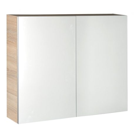 VG880 AQUALINE VEGA tükrösszekrény, 80x70x18cm, platinatölgy