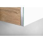 VG880 AQUALINE VEGA tükrösszekrény, 80x70x18cm, platinatölgy