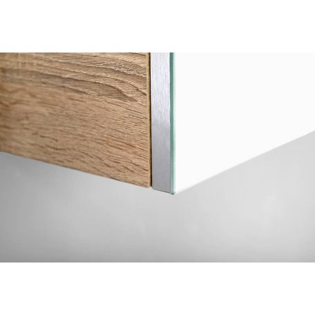 VG880 AQUALINE VEGA tükrösszekrény, 80x70x18cm, platinatölgy