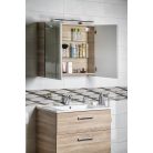 VG880 AQUALINE VEGA tükrösszekrény, 80x70x18cm, platinatölgy