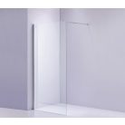 AQUASTYLE Walk In 900x2000 mm zuhanyfal, 1000 mm szögletes merevítő, átlátszó, króm