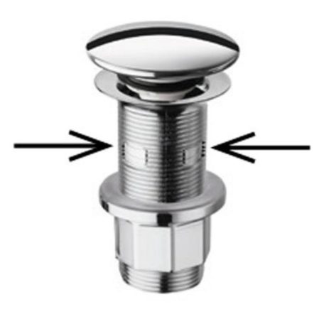 WA43451 UP&DOWN univerzális lefolyó, ABS/króm