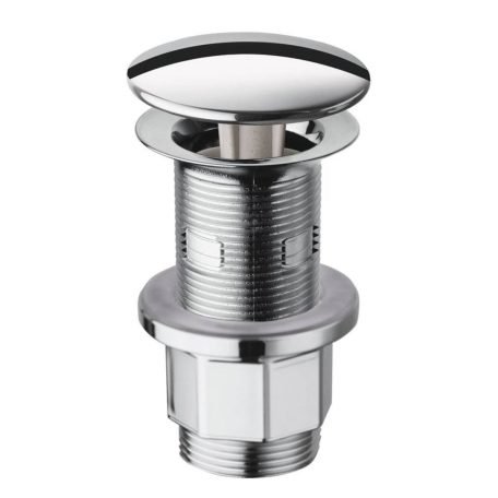 WF43451 Nem zárható mosdó leeresztő túlfolyóval és túlfolyó nélkül, kerek, V 1-90 mm
