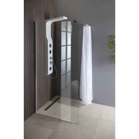 SAPHO AQUALINE WALK IN Fix zuhanyfal, 70x190cm, átlátszó üveg