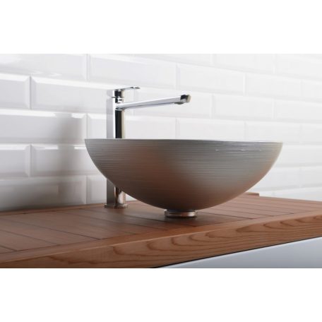 WP94051 Alátét mosdó és mosdótartó pult közé, króm