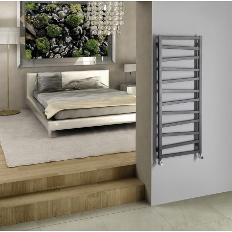 SAPHO ZIG fürdőszobai radiátor, 500x1334mm, 490W, struktúrált antracit
