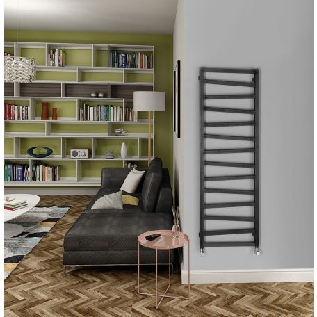 SAPHO ZIG fürdőszobai radiátor, 500x1572mm, 582W, struktúrált antracit