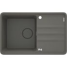 Deante MOMI Gránit mosogató 1med+csep, 780X500X229, ANTRACIT METÁL (Br.listaár:124290,Ft)