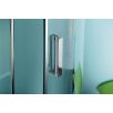   SAPHO POLYSAN ZOOM LINE zuhanyajtó, duplaszárnyú, 900mm, transzparent, króm