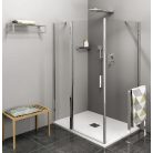 SAPHO POLYSAN ZOOM LINE oldalfal, 900mm, transzparent, króm