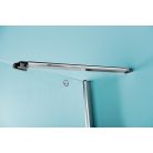 SAPHO POLYSAN ZOOM LINE oldalfal, 900mm, transzparent, króm