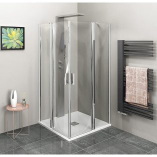   SAPHO POLYSAN ZOOM LINE szögletes zuhanykabin, 900x900mm, transzparent, króm 