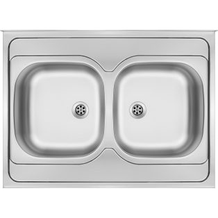 Tango rozsdamentes mosogató - szatén