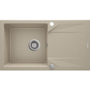   Deante EVORA Gránit mosogató, 1 medence + csepegtető, 780x440 mm, homok