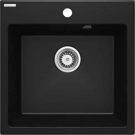 Deante EVORA Gránit mosogató 1med, 500x500x216, NERO (Br.listaár:76490,Ft)