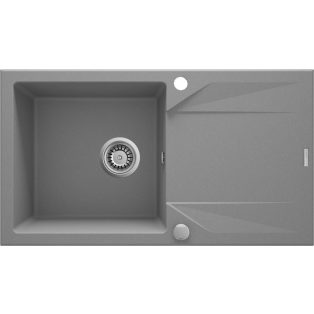   Deante EVORA Gránit mosogató, 1 medence + csepegtető, 780x440 mm, szürke