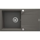 Deante EVORA  Gránit mosogató, 1 medence + csepegtető, 780 x 440 x 180 mm ANTRACIT