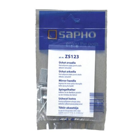 ZS123 Öntapadós tükörtartó 80x120mm