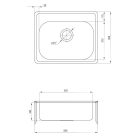 Maredo rozsdamentes mosogató - szatén